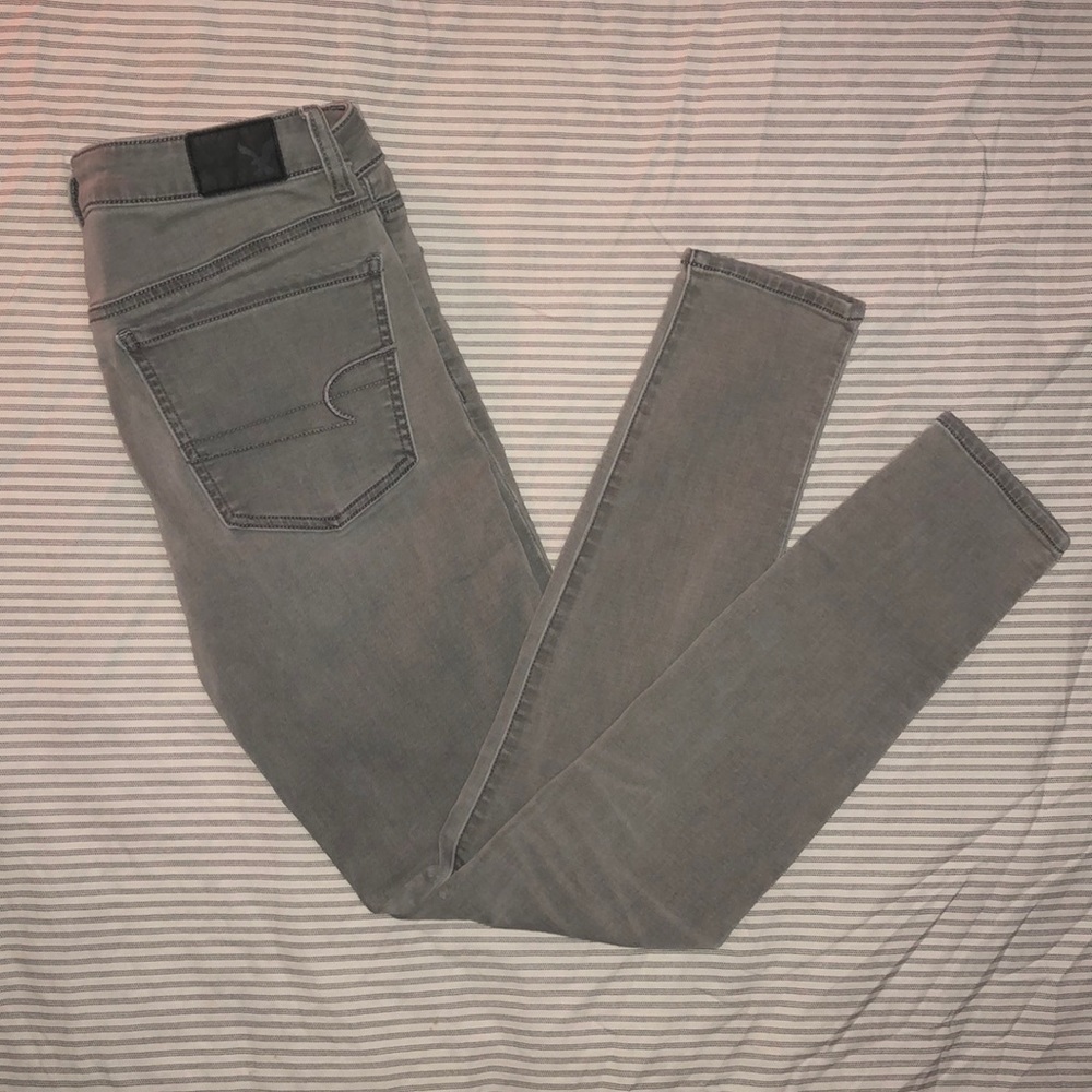 American Eagle Outfitters Skinny Jeans in Gray
